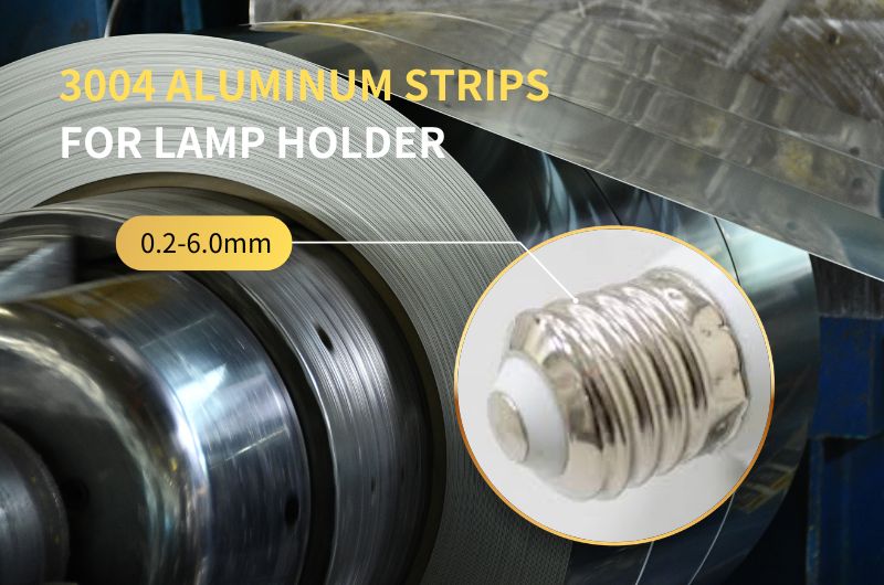 3004 aluminum coil strips for lamp holder materials